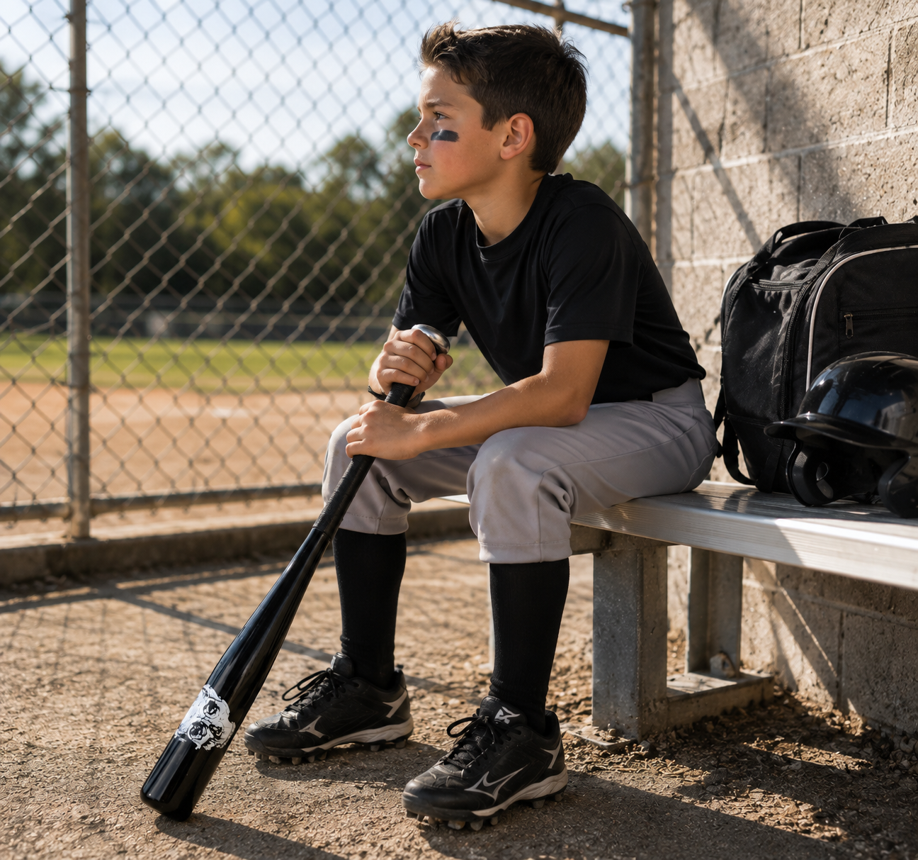 Aluminum 18-Inch One-Hand Training Baseball/Softball Bat