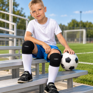 Kids Protective Knee Pads with Thick Sponge Padding for Outdoor Sports